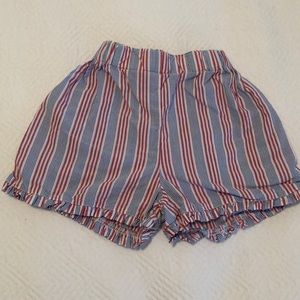 Bella Bliss striped shorts, size 2T